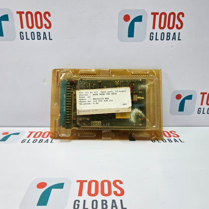 Electronic module in clear plastic casing on a TOOS GLOBAL branded background