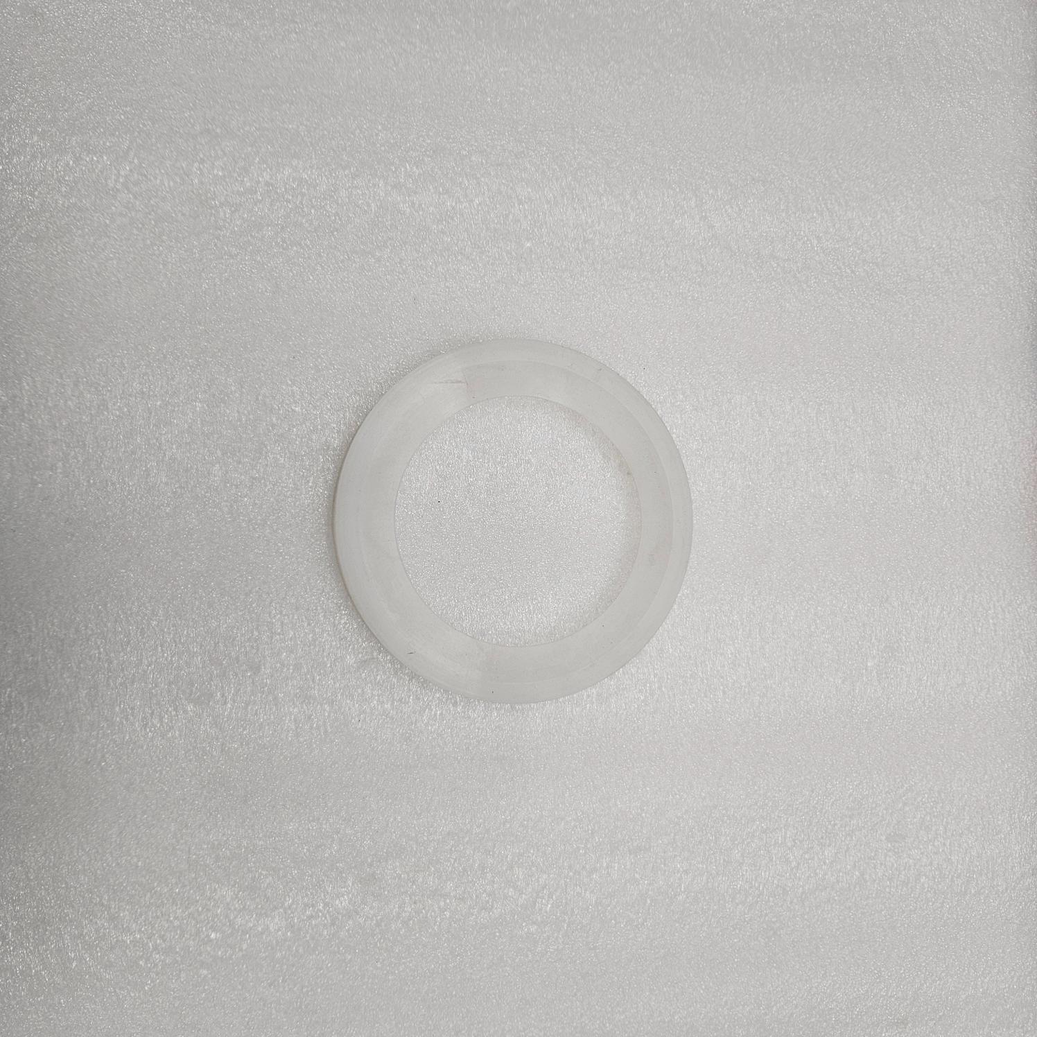 Clear plastic dome on a textured gray background