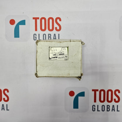 Vintage suitcase with a label on a TOOS GLOBAL branded background