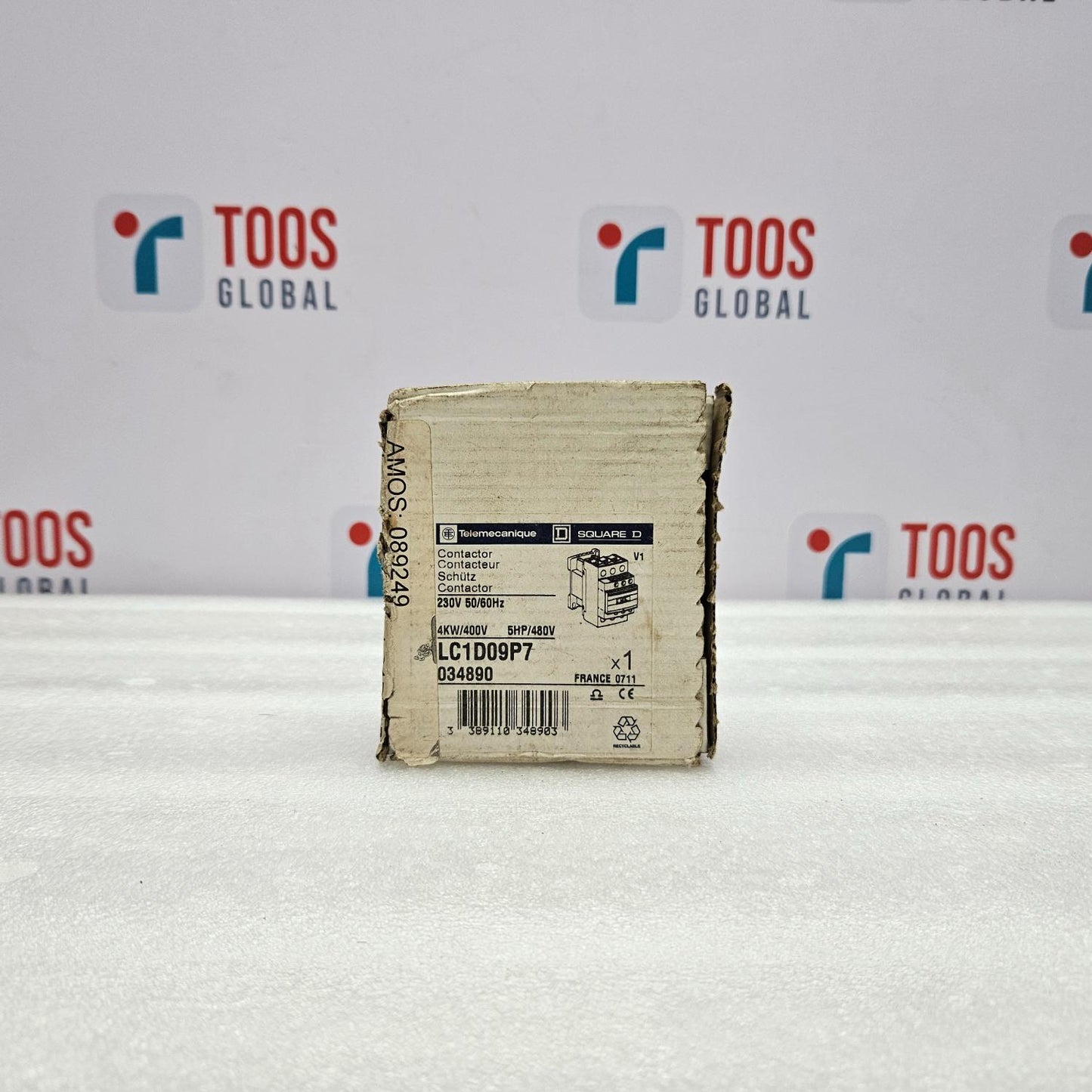 TELEMECANIQUE LC1D09P7 CONTACTOR SQUARE D 230V 50/60HZ