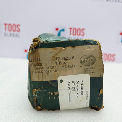 Tamrotor Marine Compressors TMC NT4558 Oil Separator Element T12 TMC