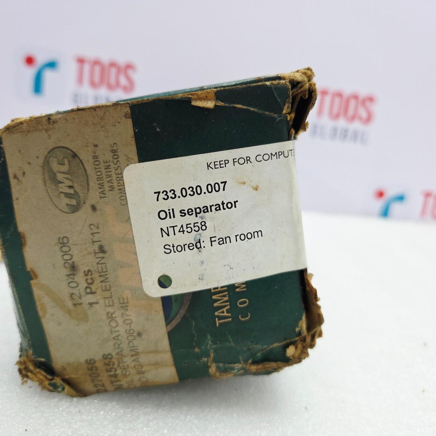 Tamrotor Marine Compressors TMC NT4558 Oil Separator Element T12 TMC