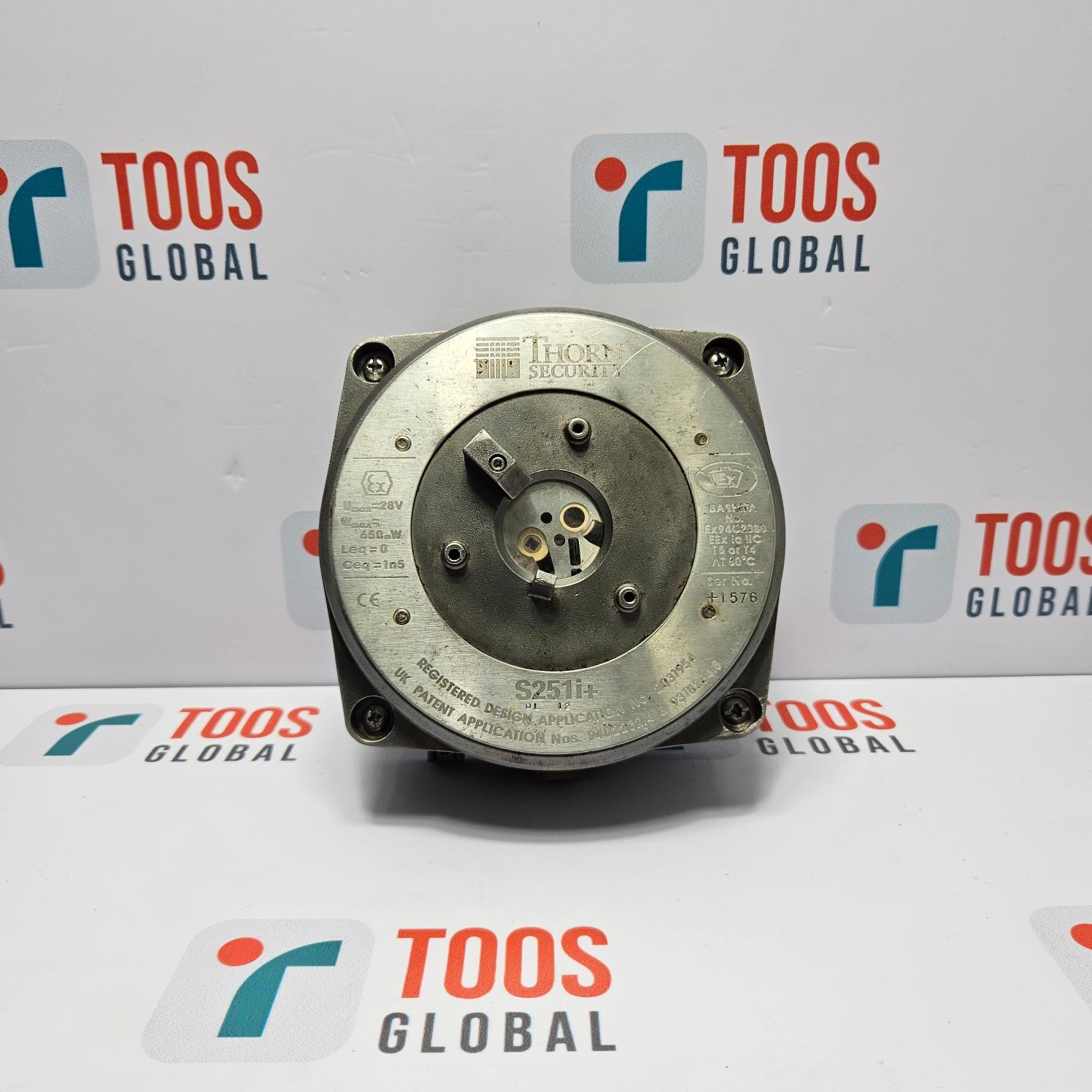 Thorn security S251i+ Triple Waveband Infrared Flame Detection Mechanical component on a white background with 'TOOS GLOBAL' branding.