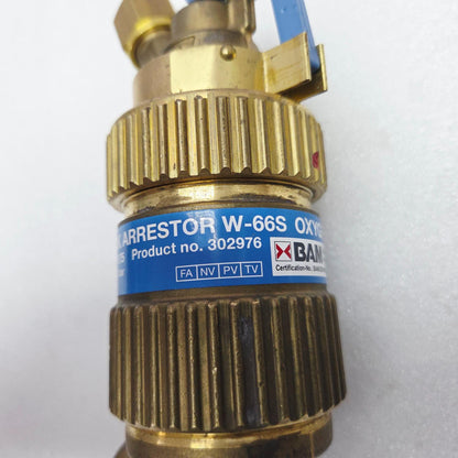 UNITOR FLASHBACK ARRESTOR W-66S(OXYGEN) & W-66S(ACETYLENE)