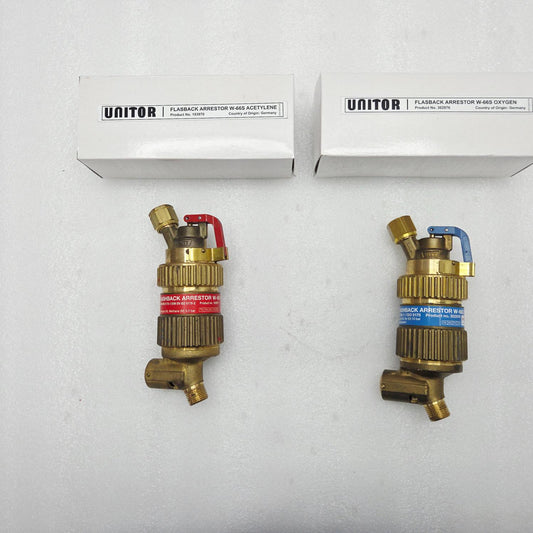 UNITOR FLASHBACK ARRESTOR W-66S(OXYGEN) & W-66S(ACETYLENE)