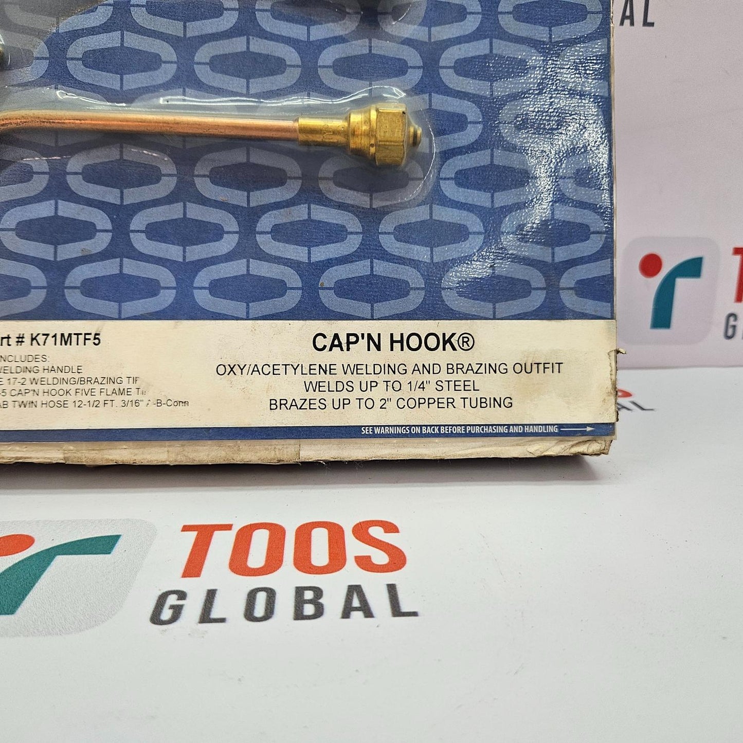 UNIWELD K71MTF5 CAP N HOOK BRAZING OUTFIT