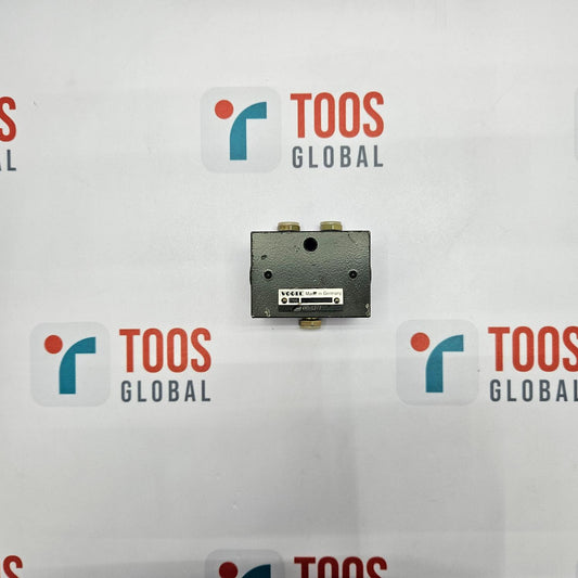 A VOGEL BVK1/02/2 block, likely made of metal, displayed against a background with the TOOS GLOBAL logo.