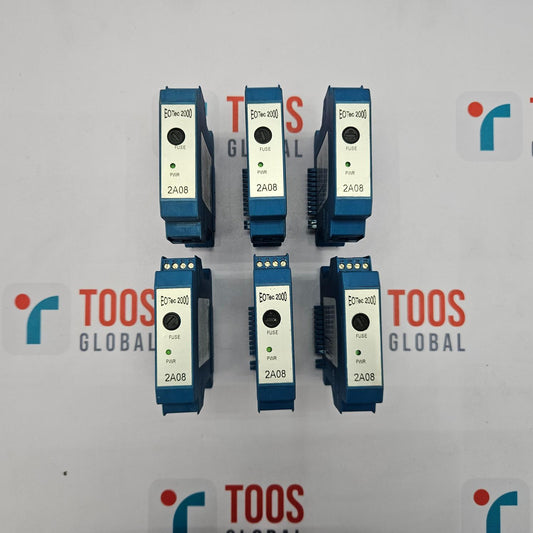 Six ink cartridges with labels on a TOOS GLOBAL branded background