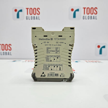 WEIDMULLER 1073490000 WAS1 CMA 1A CURRENT MONITORING RELAY