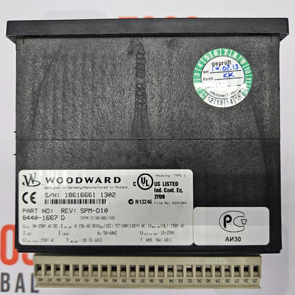 WOODWARD 8440-1667 REV D SPM-D1010B/XN SYNCRONIZING UNIT