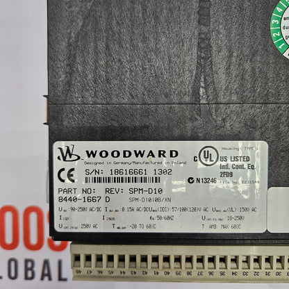 WOODWARD 8440-1667 REV D SPM-D1010B/XN SYNCRONIZING UNIT