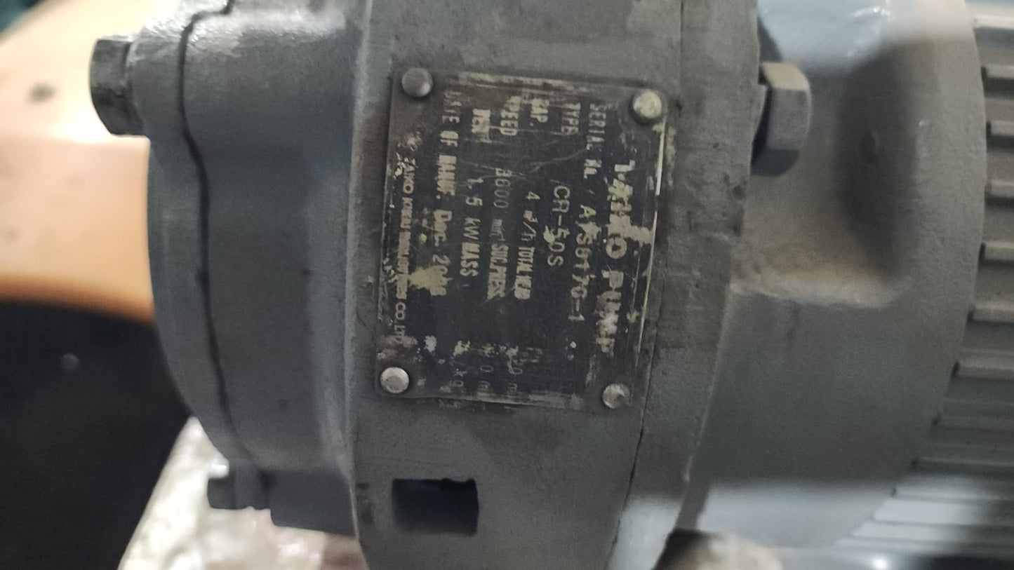 Taiko Kikai CR 50S Sewage Discharge pump
