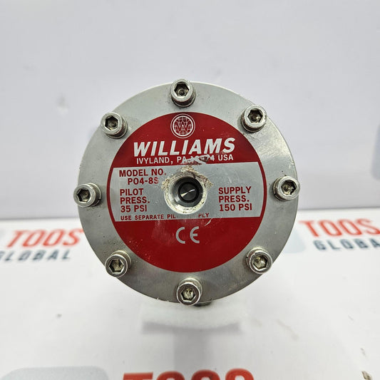 Williams P04-8S Pneumatic Control Relay New