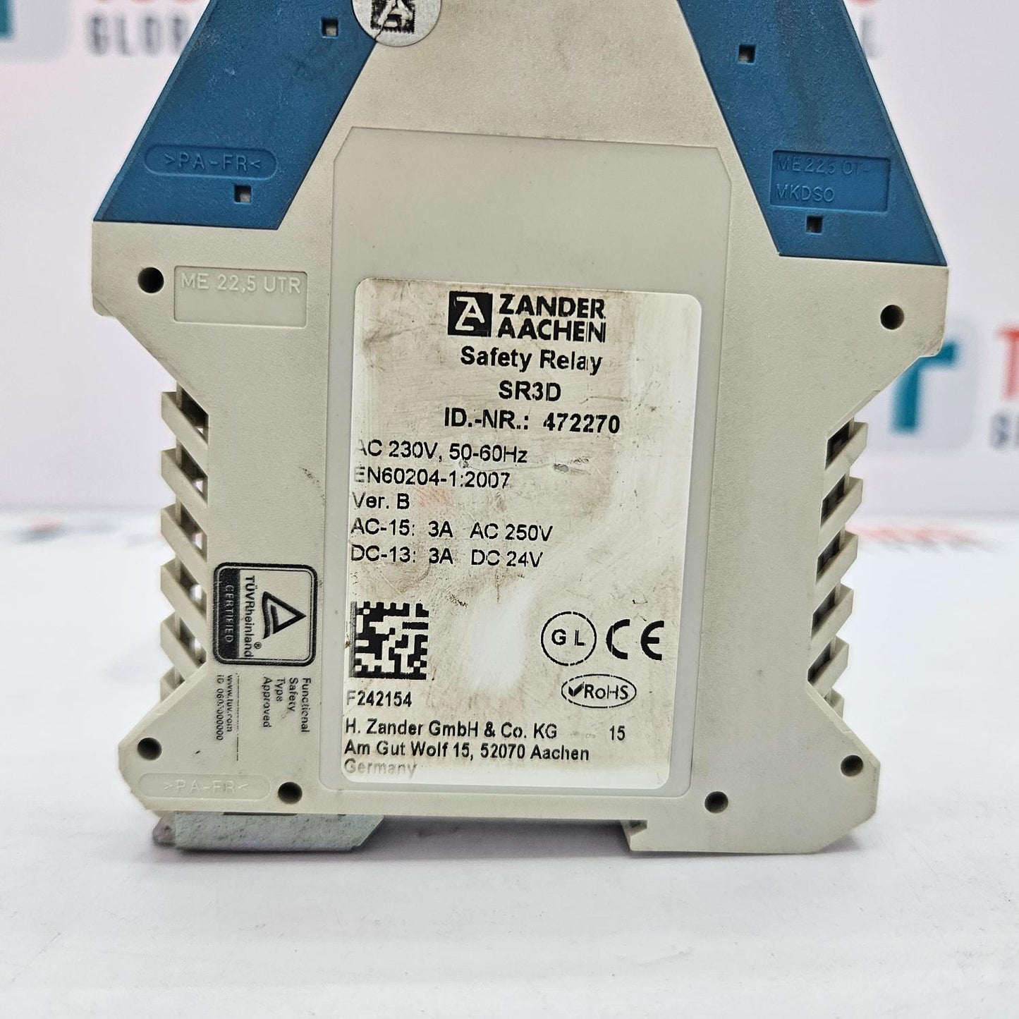 ZANDER AACHEN 472270 SR3D SAFETY RELAY